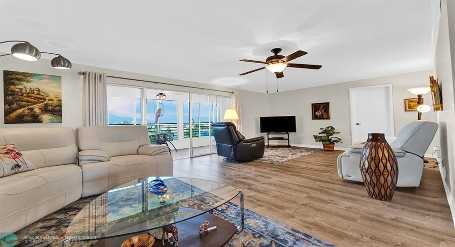 Large living room - w/ 2 seating areas