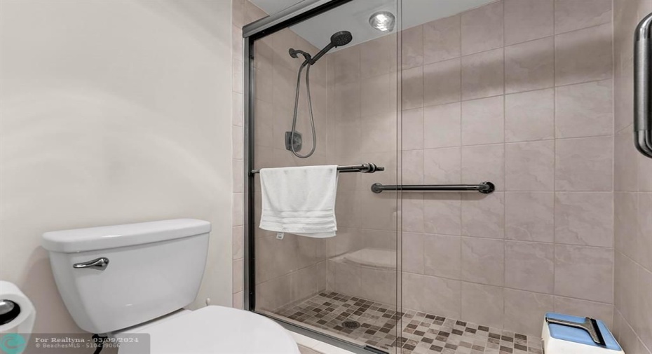 Guest- Remodeled shower