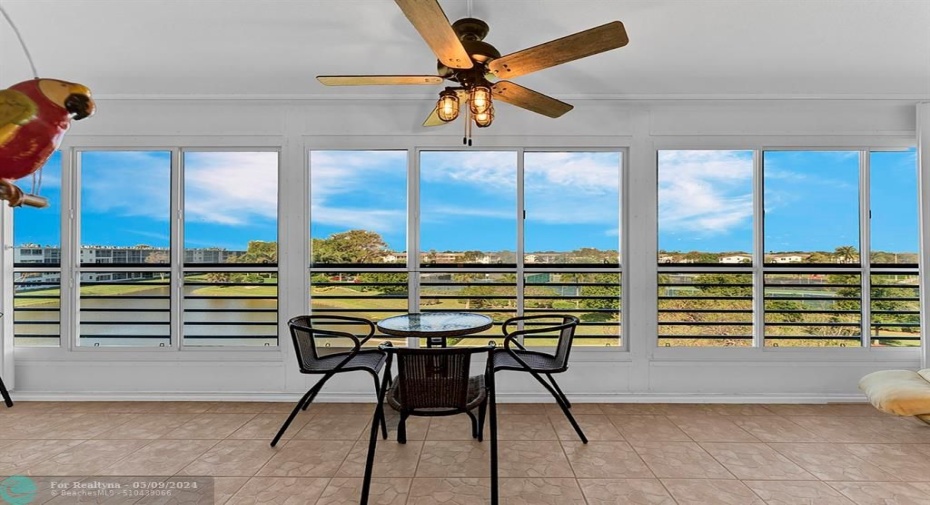Spacious Balcony _200sf with water views