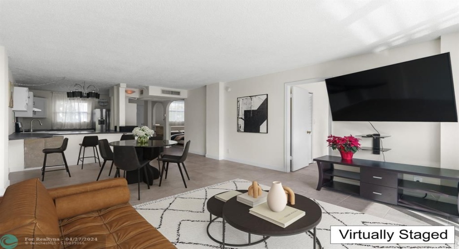 Virtually Staged Living Area