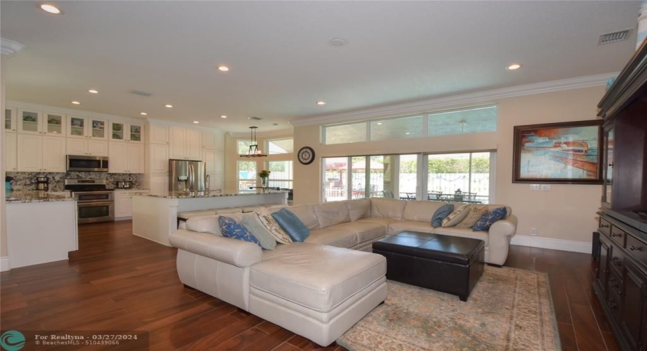 OVER-SIZED FAMILY ROOM