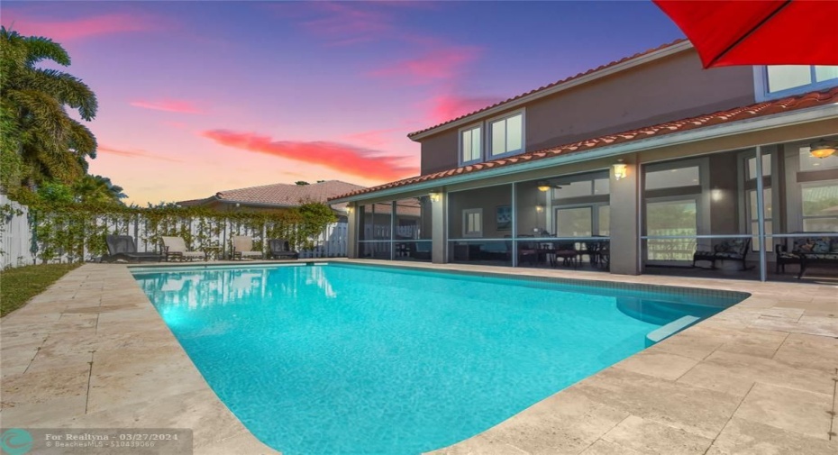 POOL AT TWILIGHT