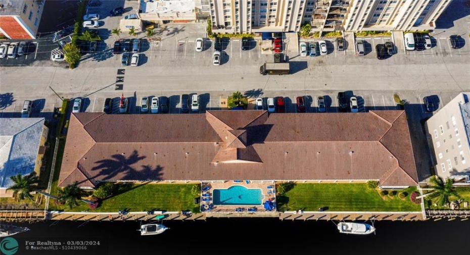 Aerial of the Building