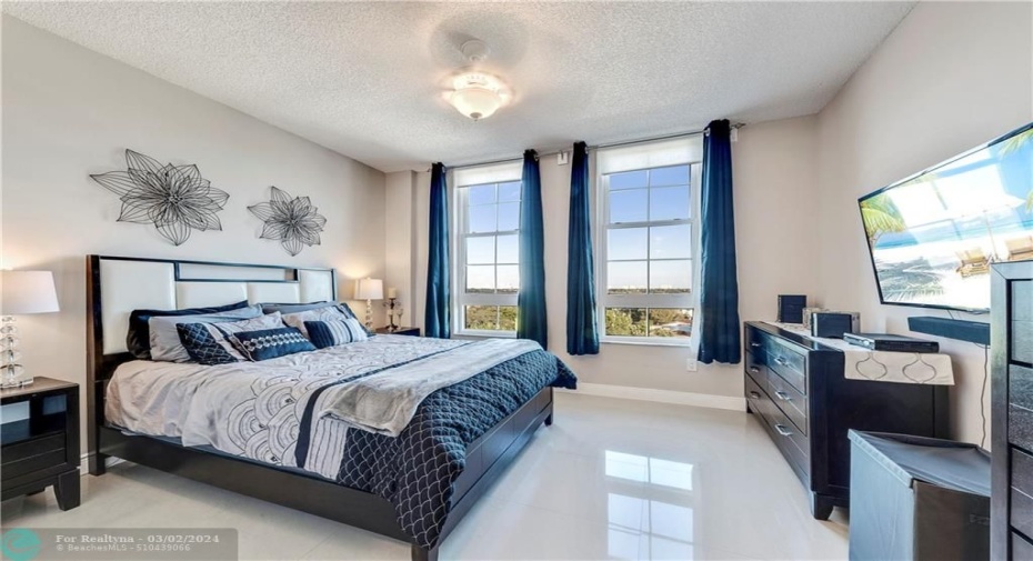 Spacious primary bedroom with ensuite