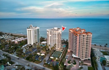 Sweeping ocean views from 15th floor balcony
