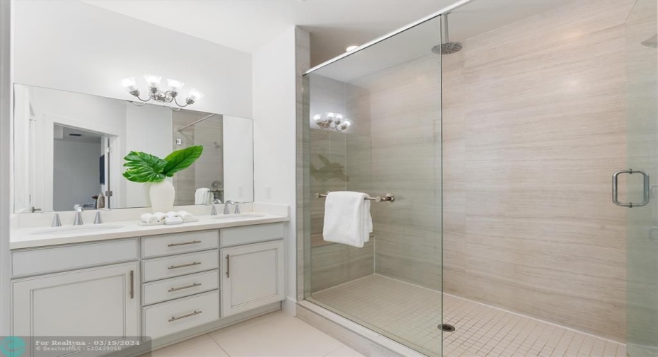 Master bath shower