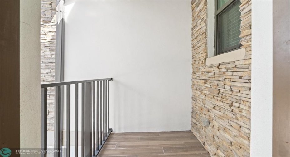balcony of master