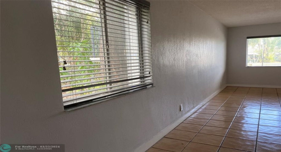 nice side windows as this is a downstairs corner condo