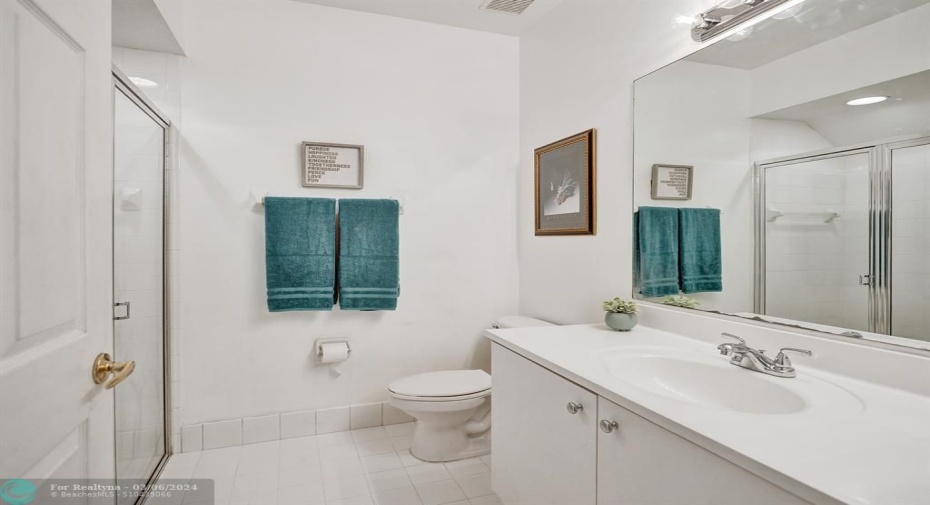 downstairs full bath