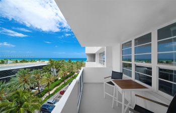 Ocean views from balcony