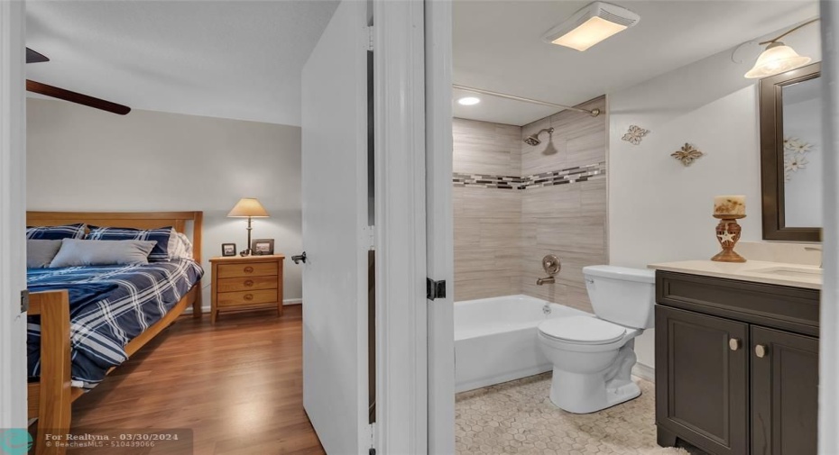 Guest bedroom and bath