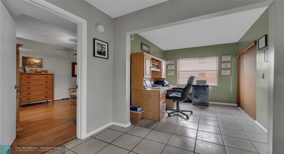 View of the office or Den