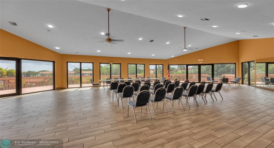 Inside the Clubhouse.