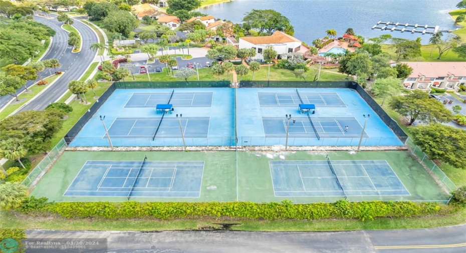 Tennis courts