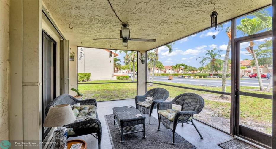Screened porch
