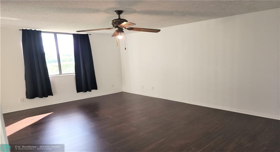 Bedroom 1- very large, room for king size bed & desk, etc. beautiful floors & views