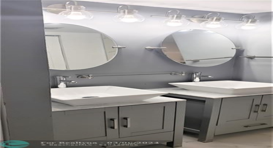 Double sinks - elevated vanities