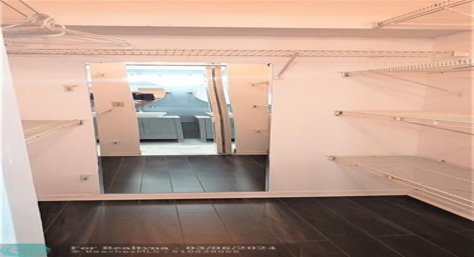Walk-in closet with Lots of room