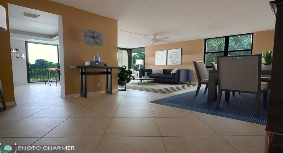 Living Room 1 - Virtually Staged
