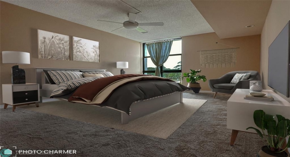 Master Bedroom - Virtually Staged