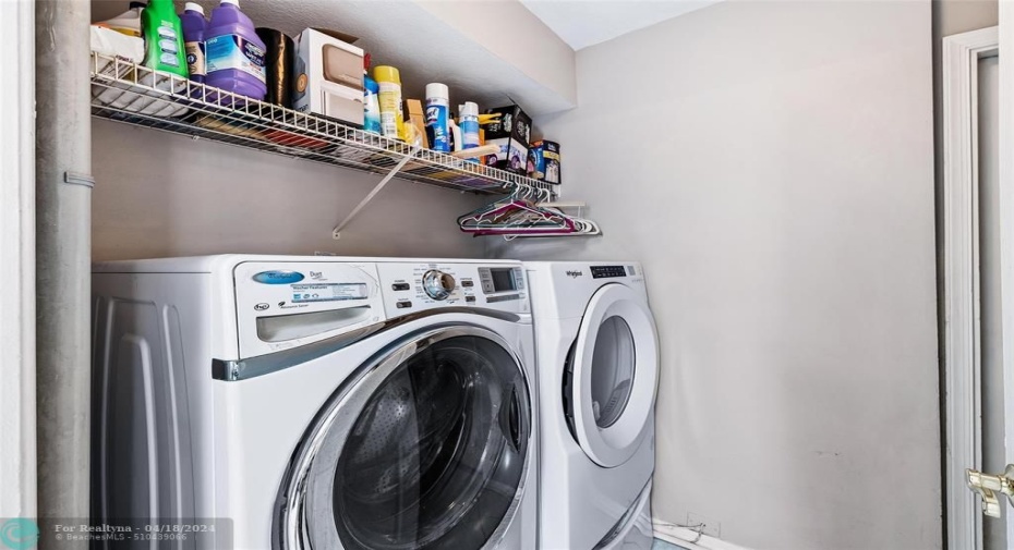 Laundry Room just off the garage