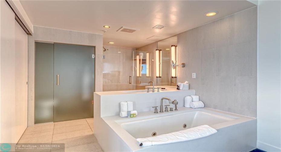Jacuzzi tub and shower