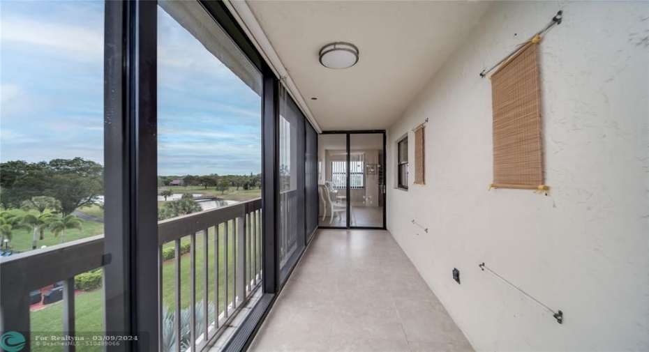 HUGE EAST BALCONY