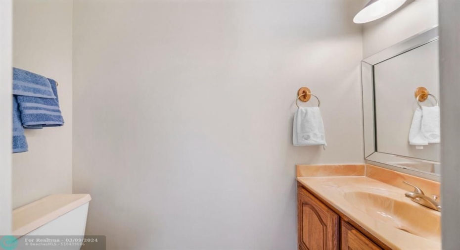 1/2 BATHROOM DOWNSTAIRS
