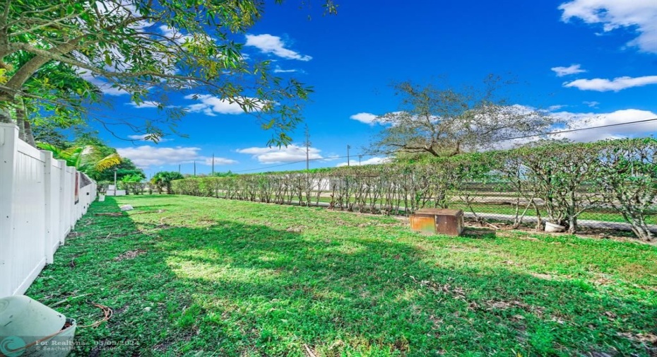 FENCED IN COMMUNITY AREA BEHIND PROPERTY