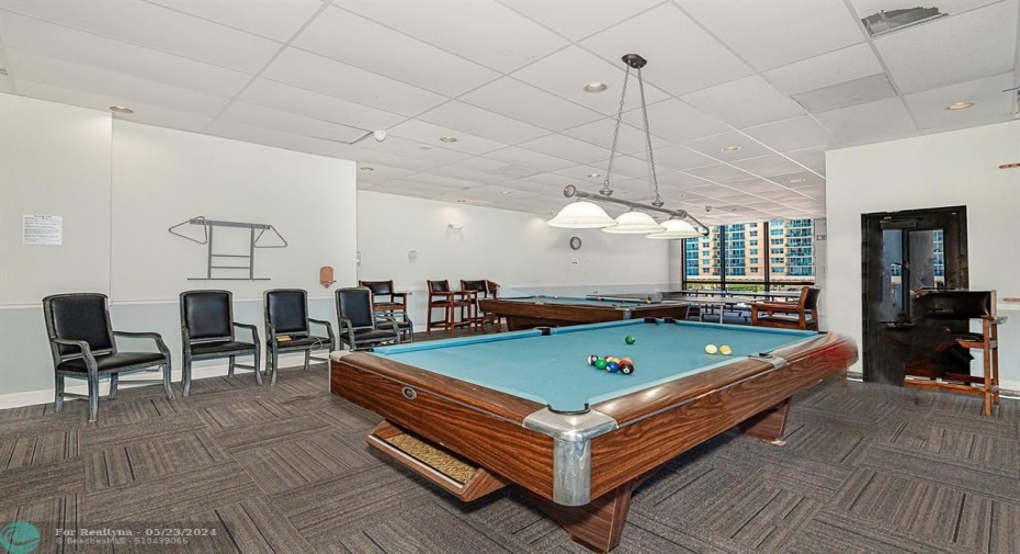 Billiards and activity area