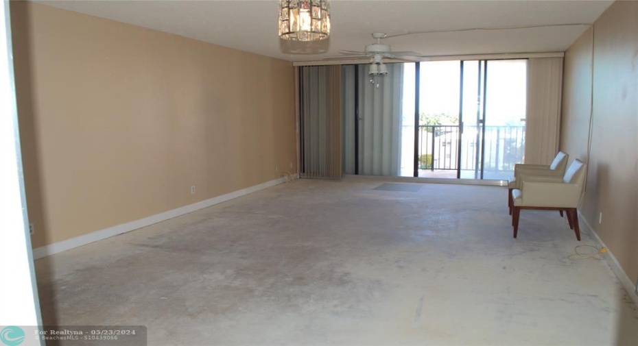 Dining area and living room combination