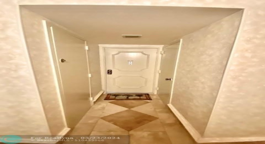 Front door to unit