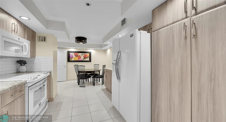 Don't get lost in the huge kitchen