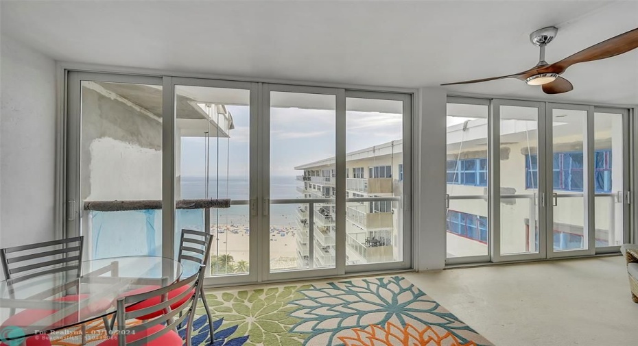 Extra large and deep balcony