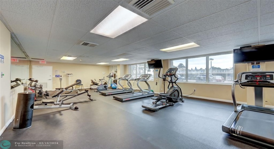 Fully equipped gym