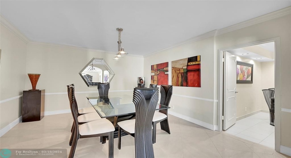 Formal dining room