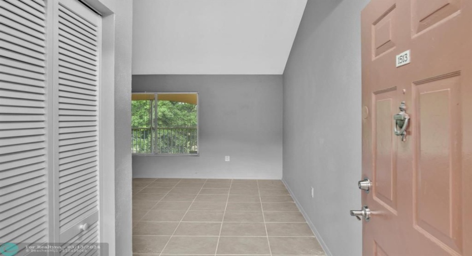 Entrance into the Foyer