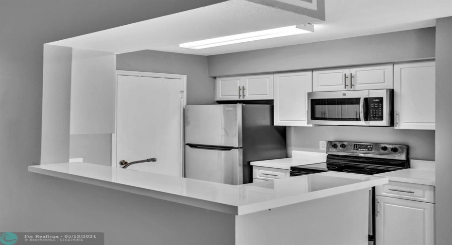 View of Kitchen from Living Area