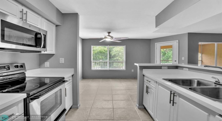 Kitchen View of Dining Area