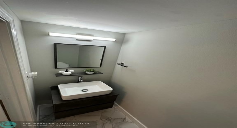 Half Bath main floor