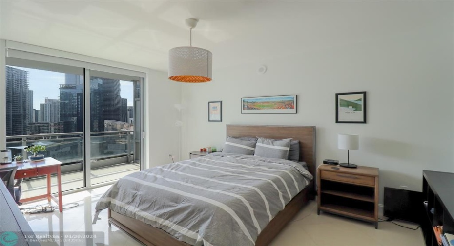 Master Bedroom with Balcony Access