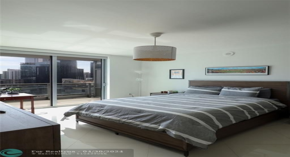Master Bedroom with Balcony Access