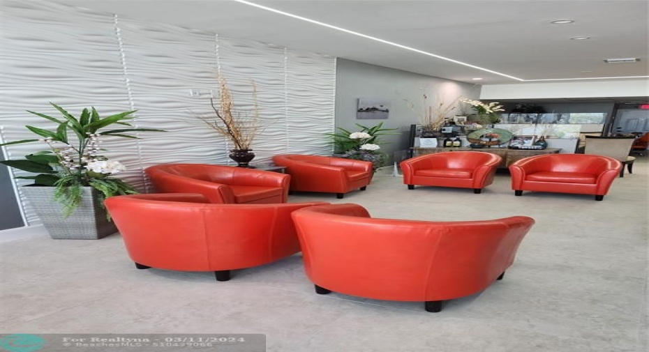 waiting area for clients and customers
