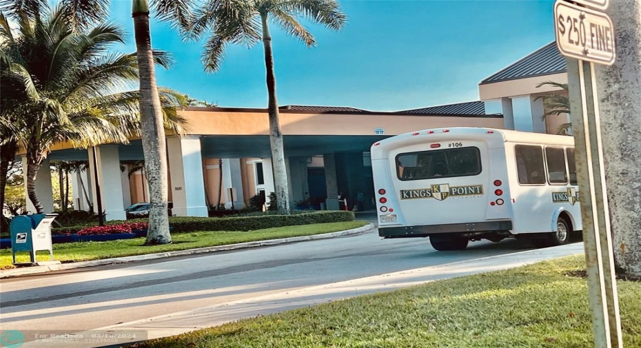 Beautiful clubhouse and of course THE BUS’S!!!