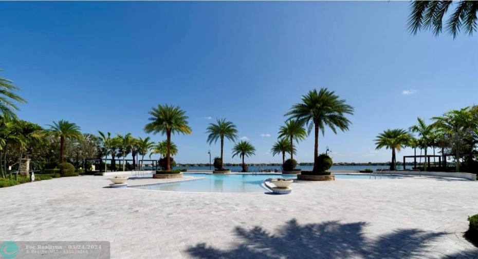 Resort style community pool