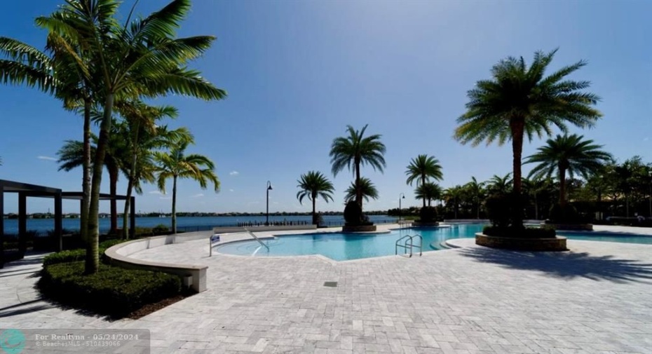 Resort style community pool