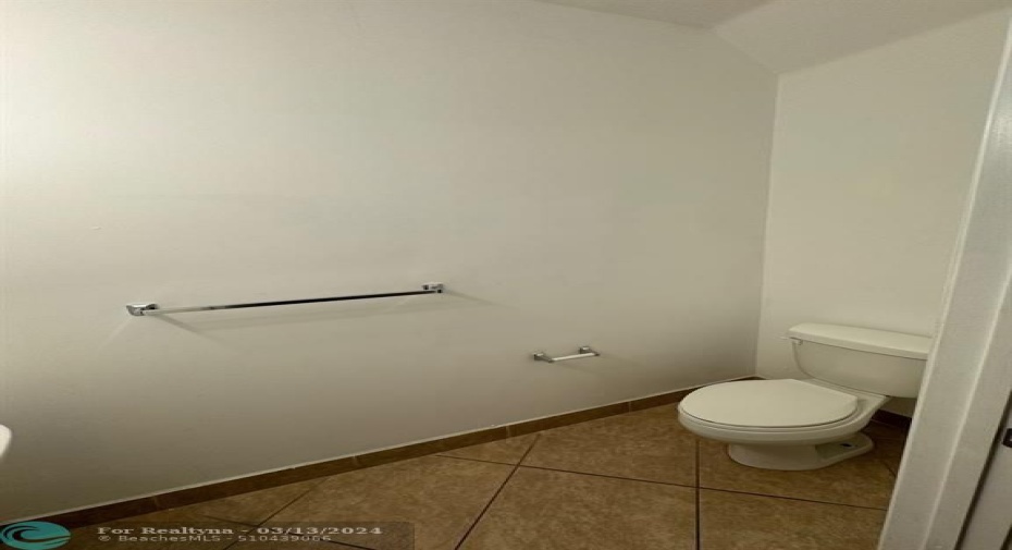 1/2 bathroom first floor