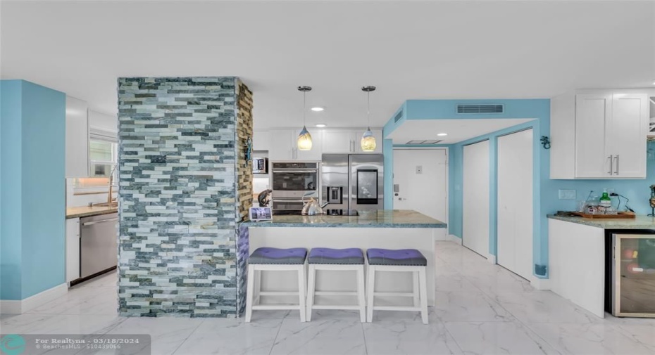 This kitchen was designed for convenience!