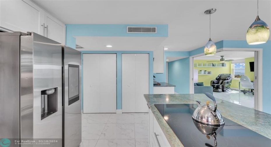 Pantry/Extra storage adjacent to kitchen-doors closed