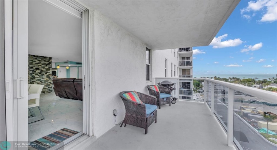 Large terrace - the perfect place to relax